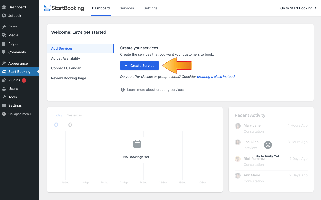 Setup scheduling for WordPress